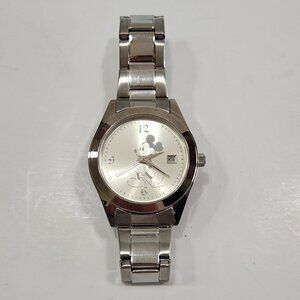 Authentic Disney Parks Men's Mickey Mouse Watch Metal Band 35MM